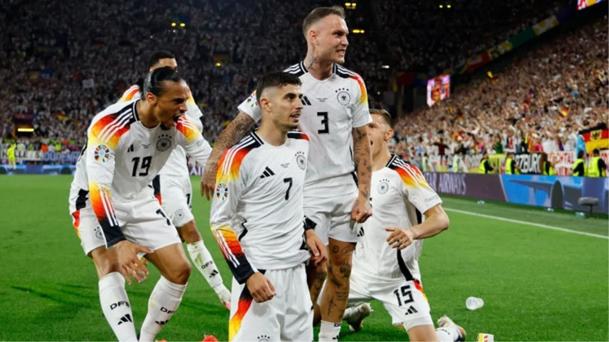 EURO 2024'te Almanya, Danimarka'yı 2-0 mağlup ederek çeyrek finale yükseldi