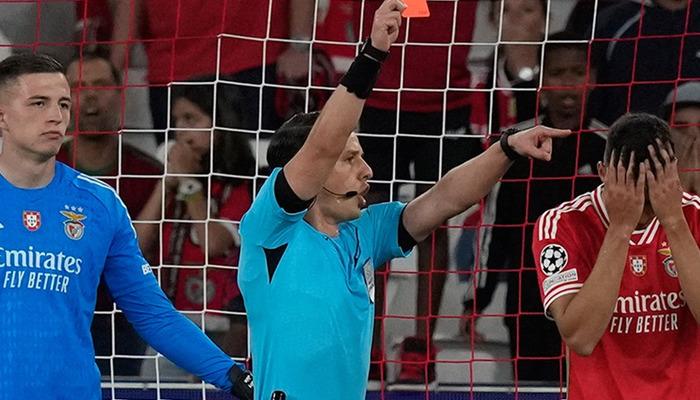 Halil Umut Meler, Şampiyonlar Ligi'ne damga vurdu! 2 penaltı, 1 kırmızı kart kararı...