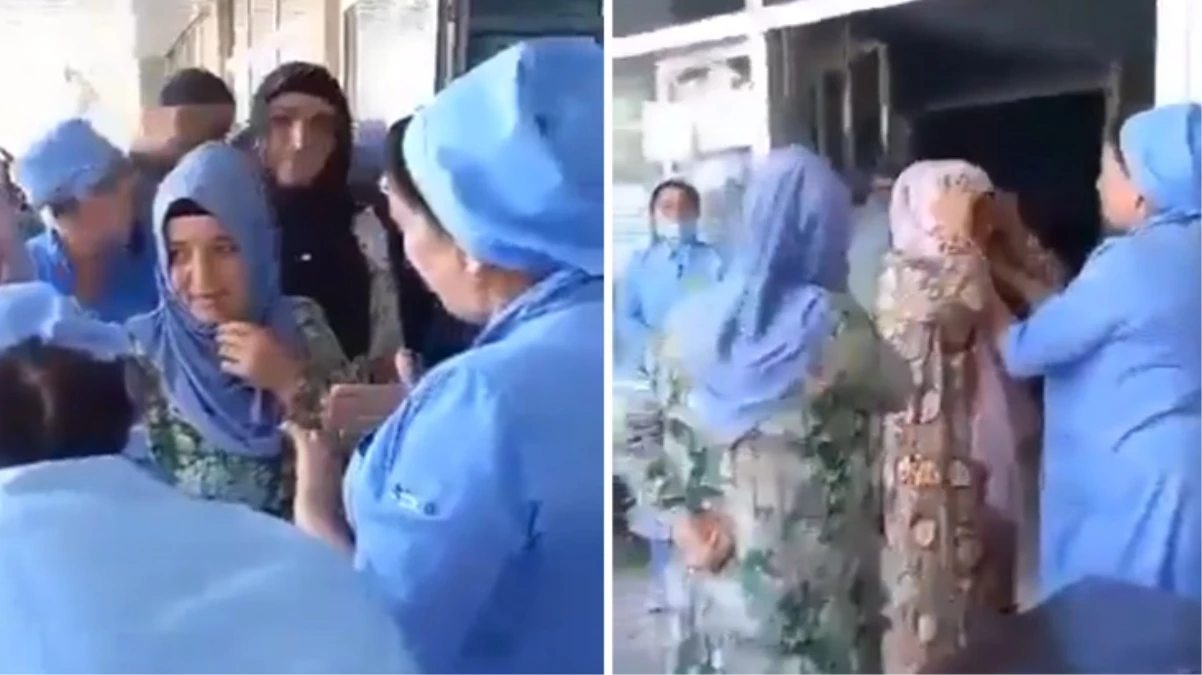 Tacikistan'da skandal görüntüler! Yetkililer başörtülü kadınları hastaneye almamaya başladı