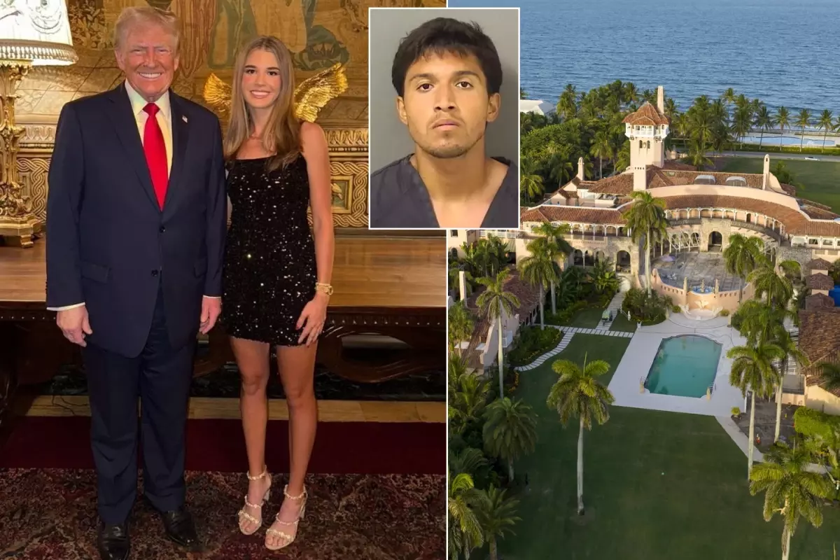 Trump malikanesinde alarm! İçeri girerken Gizli Servis'e yakalandı